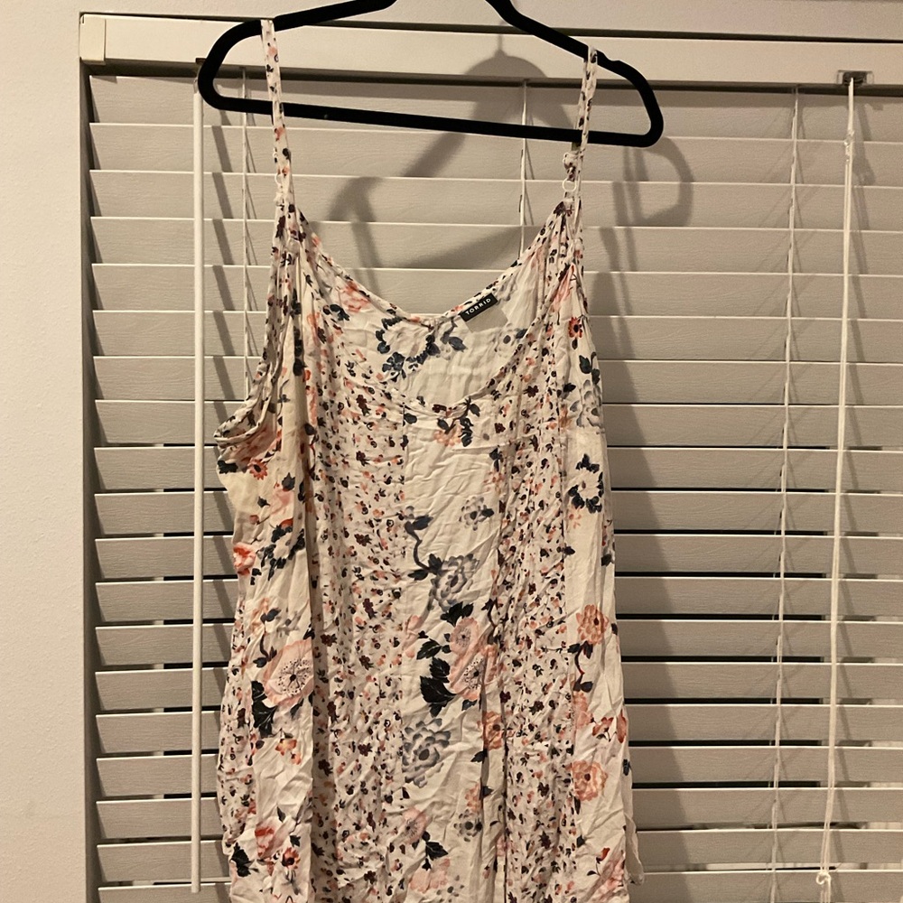 Light Floral Spaghetti Strap Cami